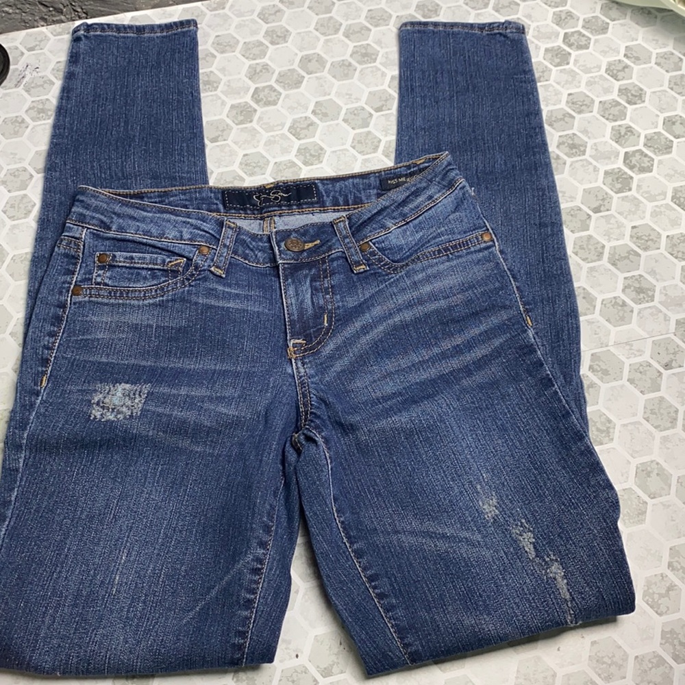 Jessica Simpson Sz 26 Kiss Me Jegging Distressed